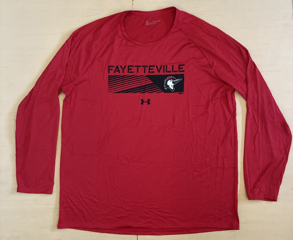 Under Armour Men's Size 3XL MiLB Fayetteville Woodpeckers Long Sleeve T-Shirt